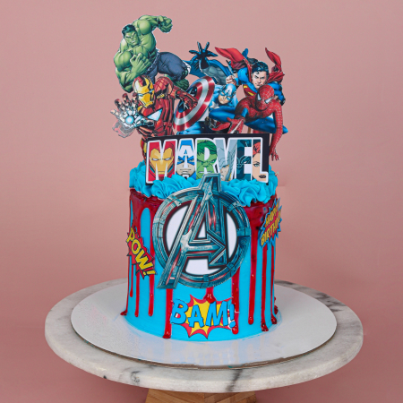 Avengers Marvel Cake