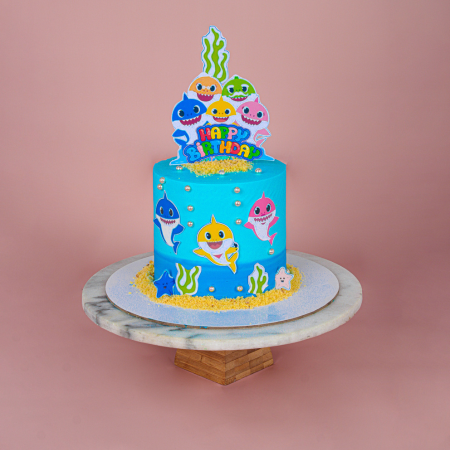 Baby Shark Cake - 5301 | Shark cake, Shark themed cakes, Baby shark