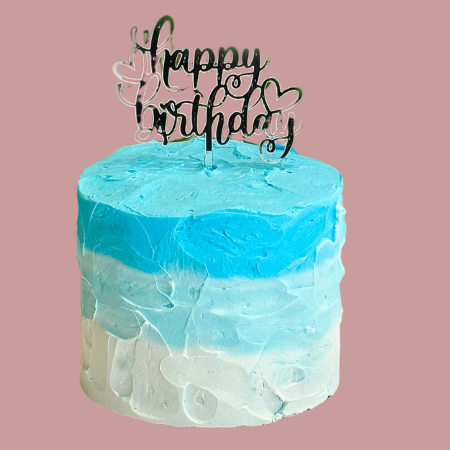 blue special smash cake