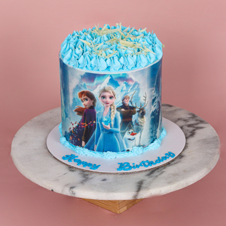 Elsa Anna Frozen Birthday Cake