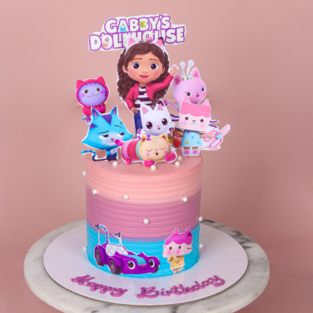 Gabbys Dollhouse Birthday Cake