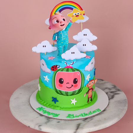 Kids Cocomelon Birthday Cake