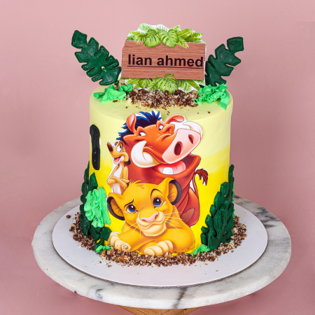 Lion King Jungle Cake