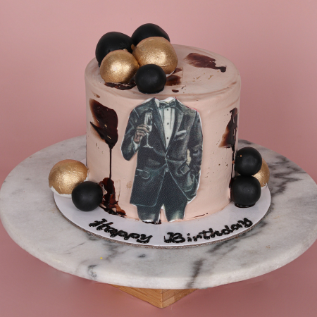 Men Stylish Birthday Cake