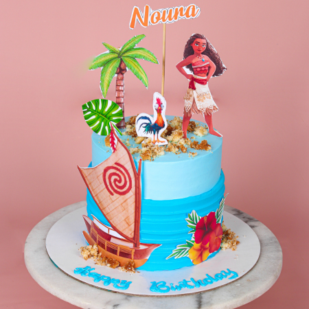 Moana Girls Birthday Cake
