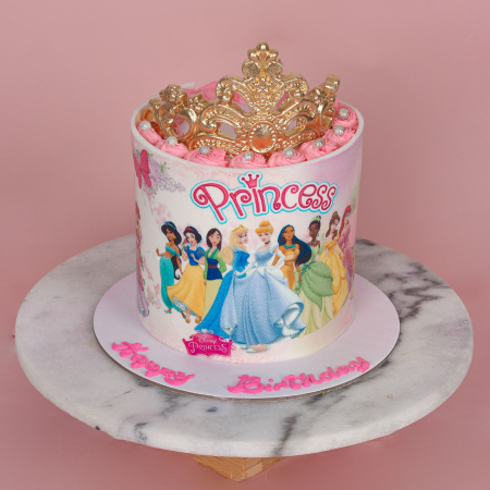 Princess Birthday Fondant Cake