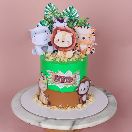 Safari Forest Jungle Cake