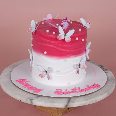 Special Butterfly Birthday Cake